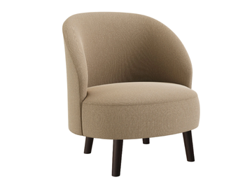 BAYRON - Fabric easy chair by DÔME DECO - view 2